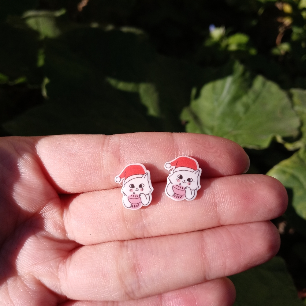 Kitty earrings